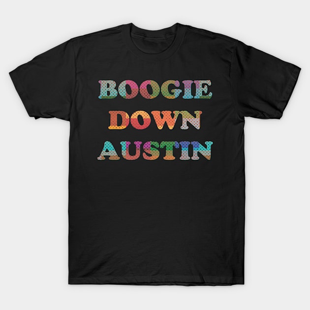 Austin Texas Retro T-Shirt by Rayrock76